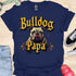 Bulldog Papa - V6 - Gothic Graphic T-Shirt